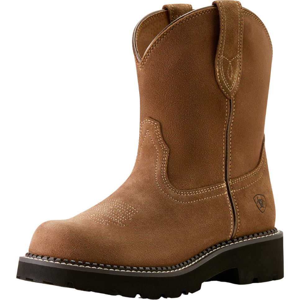 2025 Ariat Womens Fatbaby Slouch Western Stiefel 10063871 - Crushed Peanut